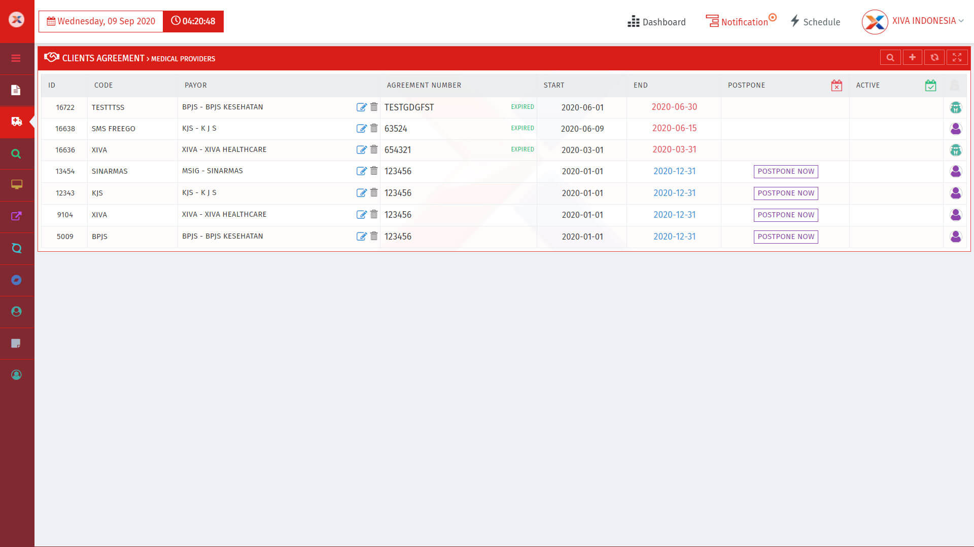 XIVA - PROVIDER AGREEMENT PREVIEW